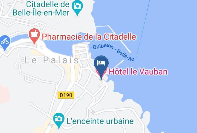 Morbihan - Hotel Le Vauban Maps