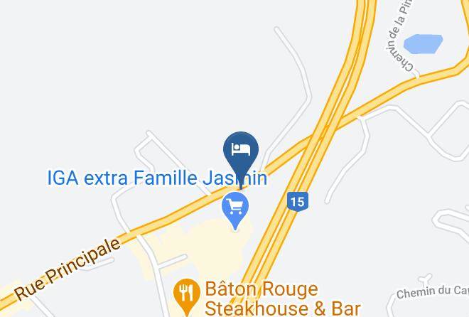 Les Pays D En Haut Regional County Municipality - Hotel Le Versailles Saint Sauveur Maps
