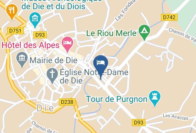 Drome - Hotel Le Viaduc Maps