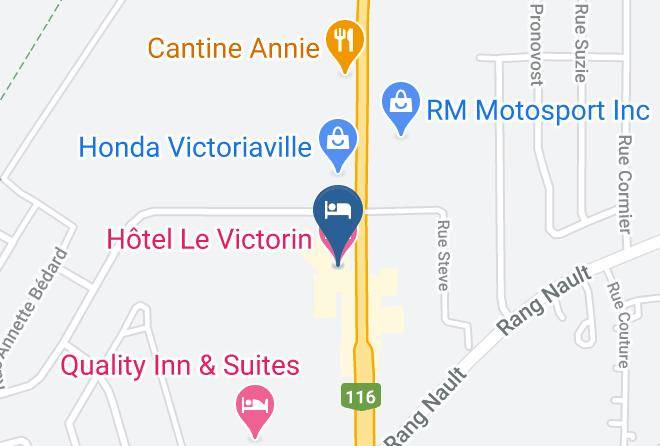 Arthabaska Regional County Municipality - Hotel Le Victorin Maps
