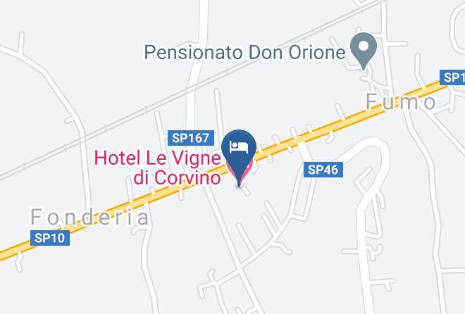 Pavia - Hotel Le Vigne Di Corvino Maps