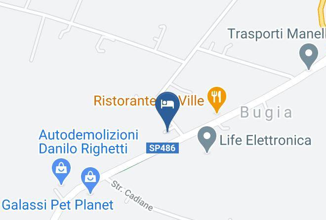 Modena - Hotel Le Ville Maps