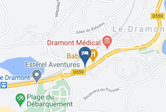 Var - Hotel Le Virevent Maps
