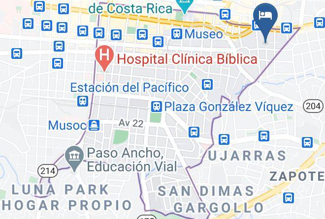 San Jose - Hotel Le Voltaire Maps