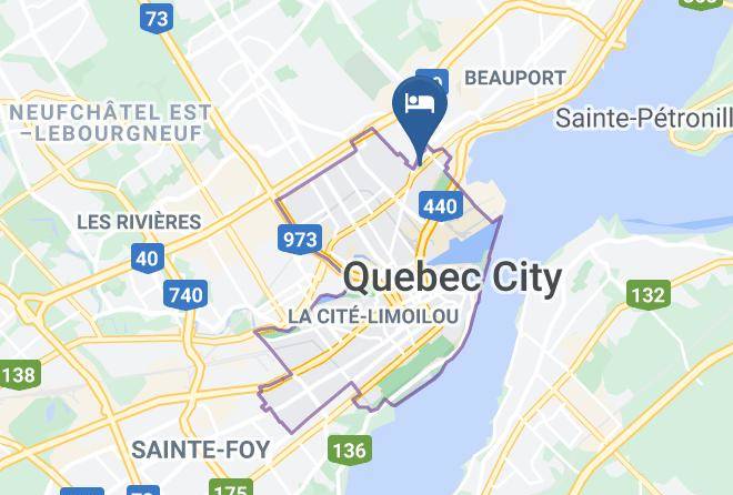 Capitale Nationale - Hotel Le Voyageur Maps