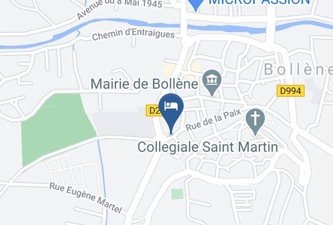 Hotel Le Xviii Eme Map