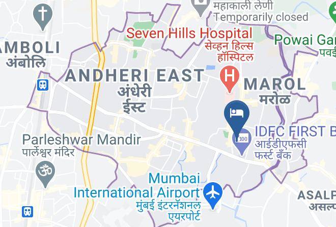 Hotel Leafio Marigold Map