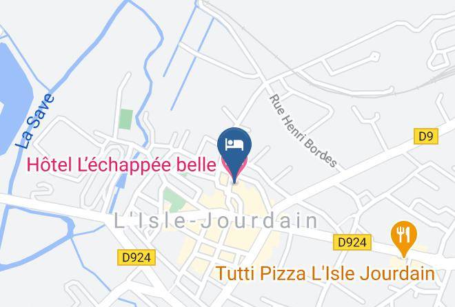 Gers - Hotel Lechappee Belle Maps