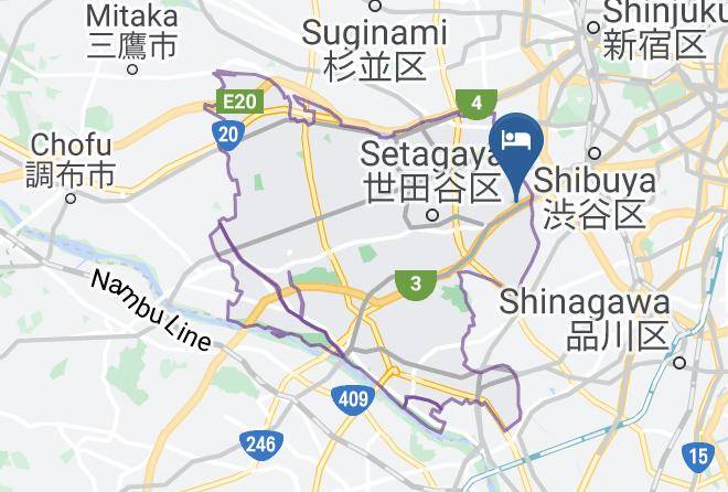 Setagaya Ward - Hotel Lee Maps
