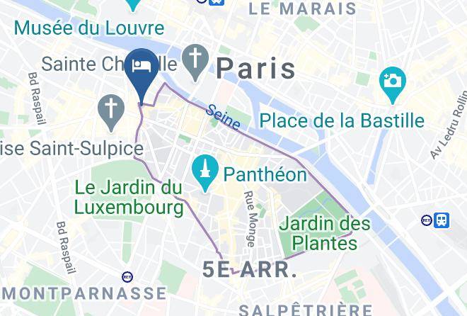 Paris - Hotel Left Bank Maps