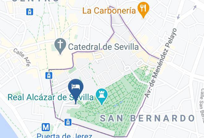 Seville - Legado Alcazar Hotel Maps