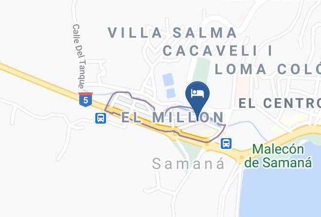Samana - Hotel Leidy Maps