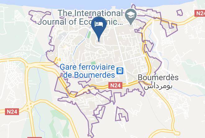 Boumerdes - Hotel Leila Maps