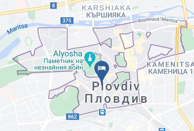 Plovdiv - Hotel Leipzig Maps