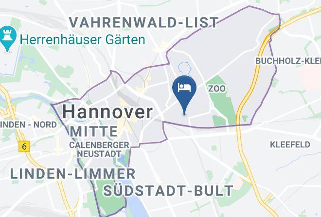 Stadt Hannover - Hotel Leisewitz Hannover Zooviertel Maps