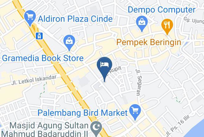 Palembang - Hotel Lembang Maps