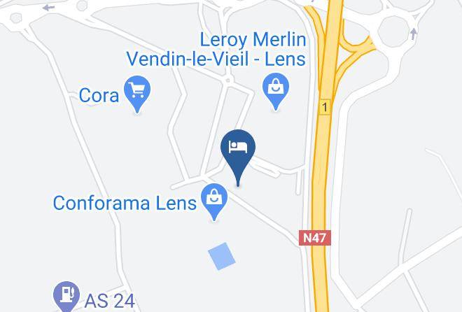 Pas De Calais - Logis Hotel Lensotel Maps