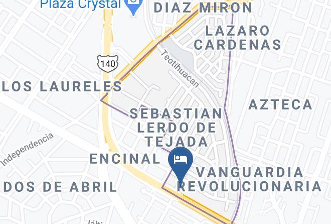 Xalapa - Hotel Leo Maps