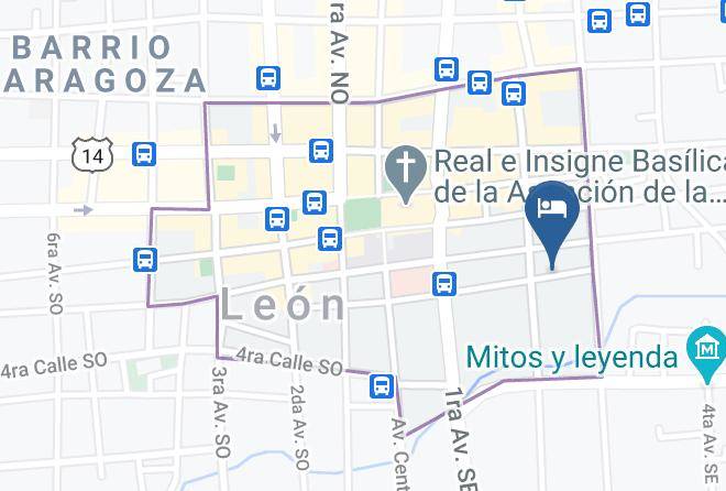 Leon - Hotel Leo Y Pinita Maps
