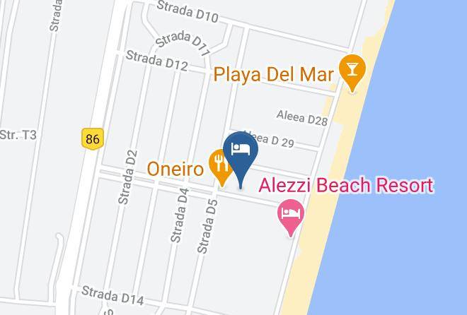 Hotel Leon Beach Map