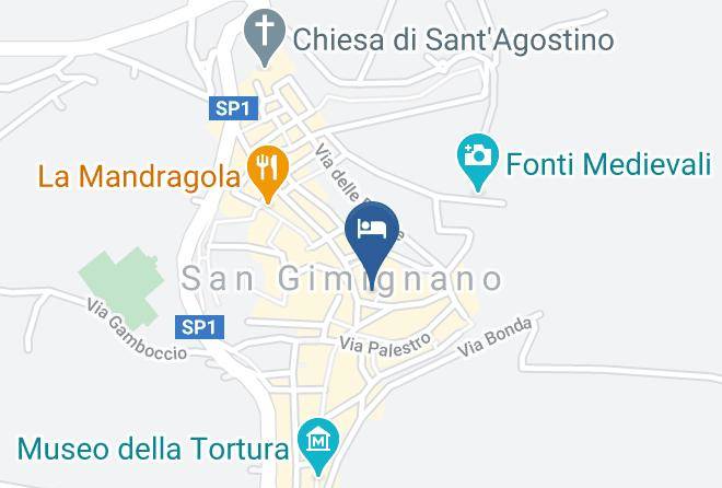 Siena - Hotel Leon Bianco Maps