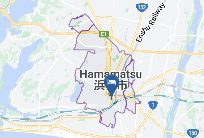 Hotel Leon Hamamatsu Map - Shizuoka Pref - Hamamatsu City Naka Ward