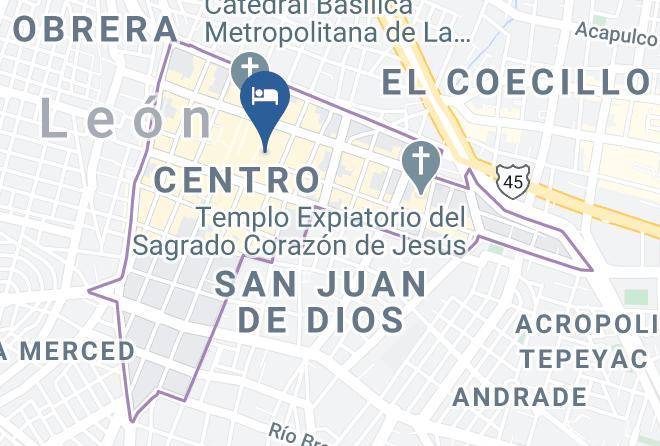 Leon - Hotel Leon Maps
