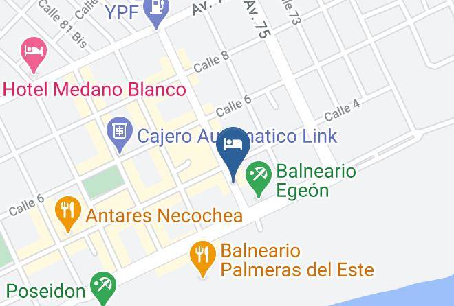 Necochea - Hotel Leon Maps