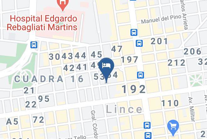 Lince - Hotel Leon Velarde Maps