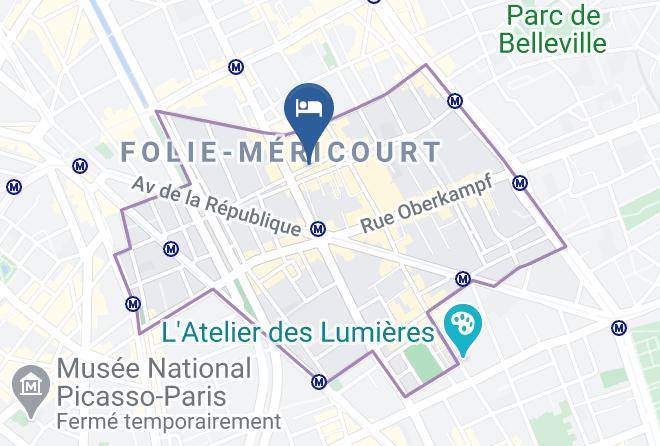 Paris - Hotel Leonard De Vinci Maps