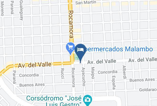 Gualeguaychu - Hotel Leonardi Maps