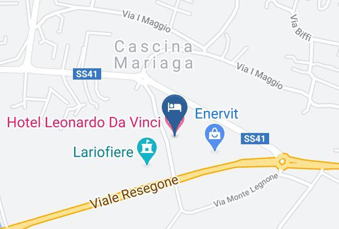 Hotel Leonardo Da Vinci Map