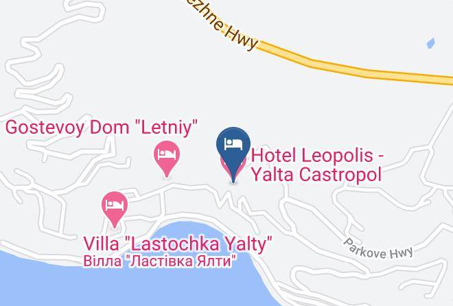 Yalta - Hotel Leopolis Yalta Castropol Maps