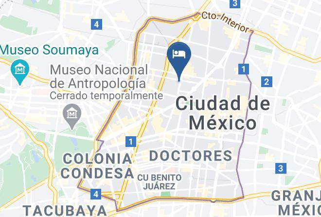 Cuauhtemoc - Hotel Lepanto Maps
