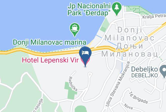 Bor District - Hotel Lepenski Vir Maps