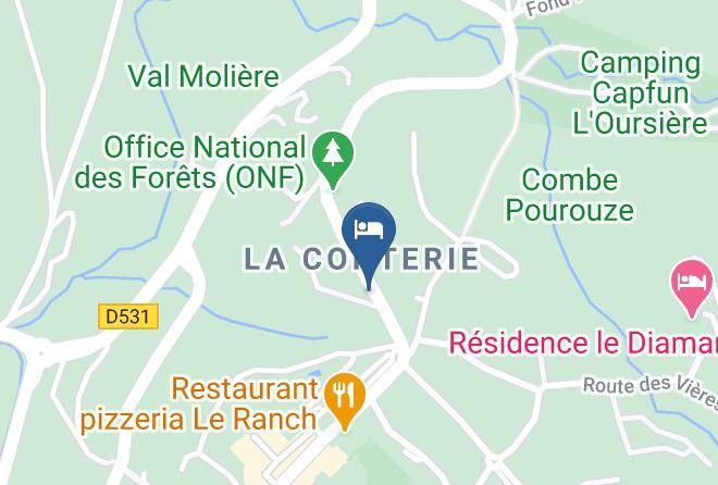 Isere - Hotel Les 4 Montagnes Vercors Maps
