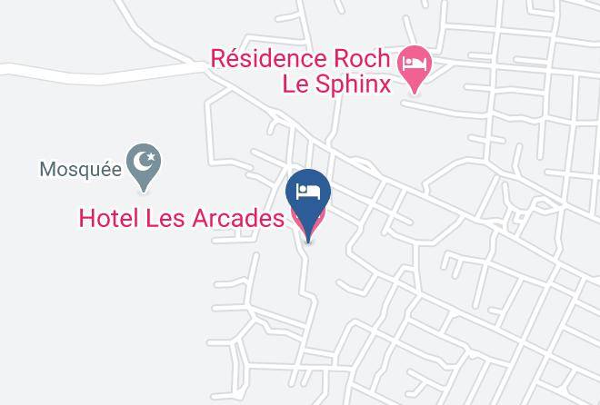 Abidjan - Hotel Les Arcades Maps