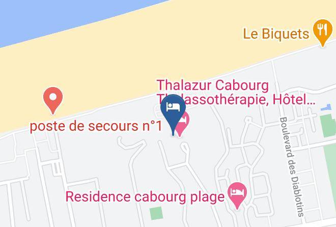 Calvados - Hotel Les Bains De Cabourg Maps