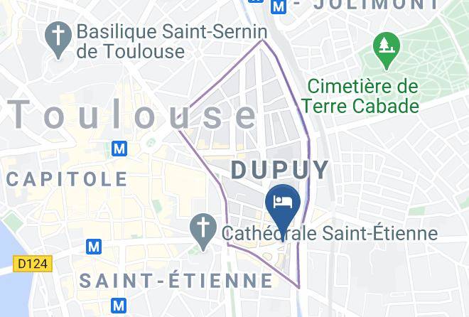 Haute Garonne - Hotel Les Bains Douches Maps
