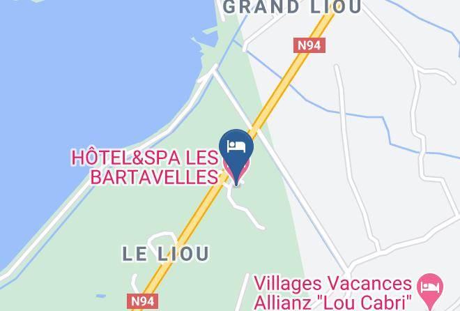 Hautes Alpes - Hotel&spa Les Bartavelles Maps