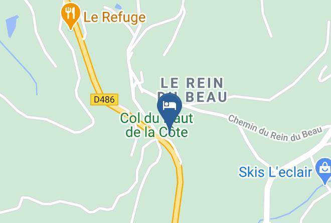 Hotel Les Bas Rupts Map