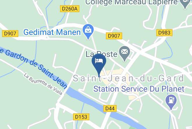 Gard - Hotel Les Bellugues Maps
