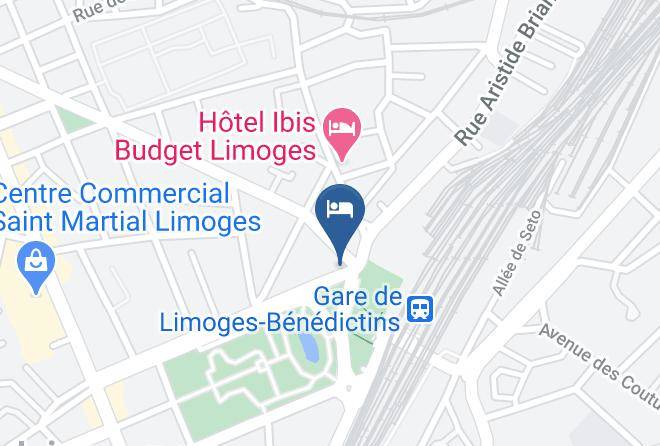 Haute Vienne - Hotel Les Benedictins Maps