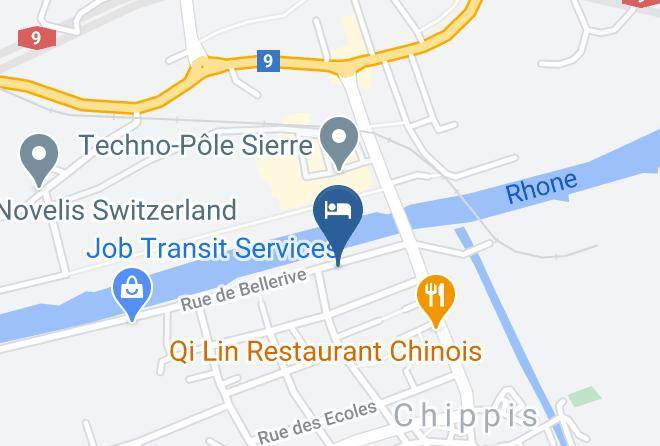 Sierre - Hotel Les Berges Maps