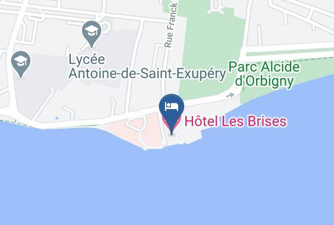 Charente Maritime - Hotel Les Brises Maps