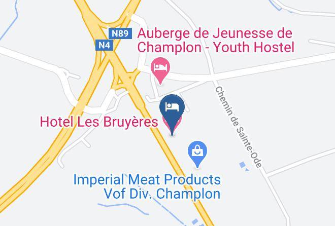 Luxemburg Province - Hotel Les Bruyeres Maps