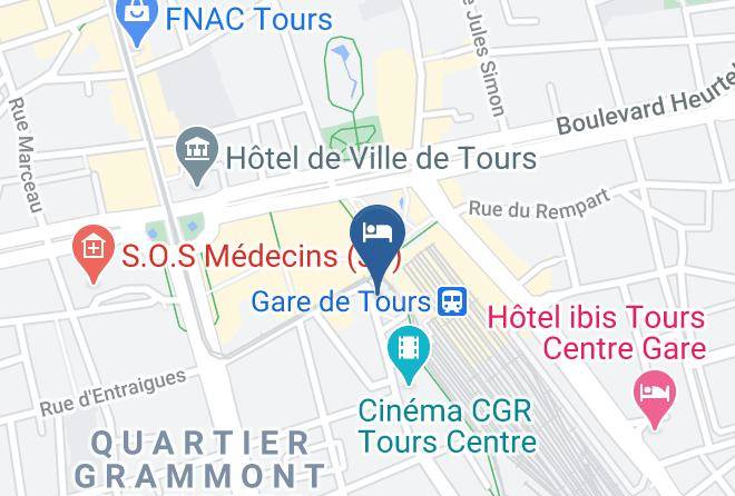 Indre Et Loire - Hotel Les Capucines Maps