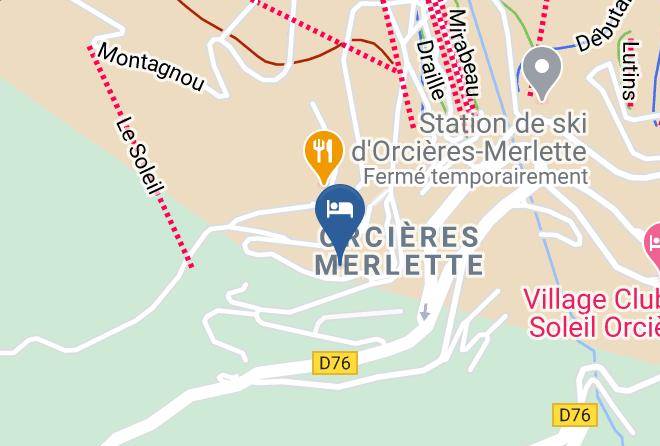 Hautes Alpes - Hotel Les Catrems Maps