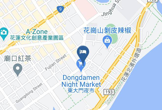 Hotel Les Champs Hualien Mapa - Taiwan - Hualiennty