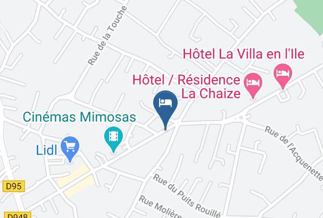 Hotel Les Chandeliers Map